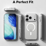 Husă pentru iPhone 17 Pro / iPhone 18 Pro, Ringke Fusion MagSafe, Transparentă mată