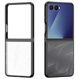 Husă pentru Samsung Galaxy Z Flip7, Dux Ducis Aimo Series, Neagră