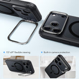 Husă pentru iPhone 17 Pro Max / iPhone 18 Pro Max, ESR Classic Hybrid HaloLock Kickstand, Negru frost