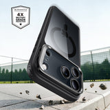 Husă pentru iPhone 17 Pro Max / iPhone 18 Pro Max, ESR Classic Hybrid HaloLock Kickstand, Transparentă Neagră