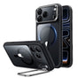 Husă pentru iPhone 17 Pro / iPhone 18 Pro, ESR Classic Hybrid HaloLock Kickstand, Transparentă Neagră