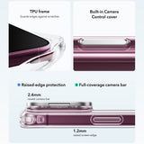 Husă pentru iPhone 17 Pro / iPhone 18 Pro, ESR Classic Hybrid HaloLock Kickstand, Transparentă