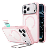 Husă pentru iPhone 17 Pro / iPhone 18 Pro, ESR Classic Hybrid HaloLock Kickstand, Roz
