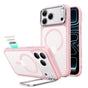 Husă pentru iPhone 17 Pro / iPhone 18 Pro, ESR Classic Hybrid HaloLock Kickstand, Roz