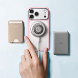 Husă pentru iPhone 17 Pro / iPhone 18 Pro, ESR Classic Hybrid HaloLock Kickstand, Roz