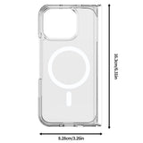Husă pentru Google Pixel 11 Pro Fold, Dux Ducis Clin Magnetic Series, Transparentă