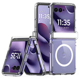 Husă pentru Motorola Razr 50 / Razr 60 / Razr 70, Dux Ducis Clin Magnetic Series, Transparentă