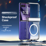 Husă pentru Motorola Razr 50 / Razr 60 / Razr 70, Dux Ducis Clin Magnetic Series, Transparentă