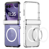 Husă pentru Motorola Razr 50 / Razr 60 / Razr 70, Dux Ducis Clin Magnetic Series, Transparentă