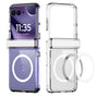 Husă pentru Motorola Razr 50 / Razr 60 / Razr 70, Dux Ducis Clin Magnetic Series, Transparentă