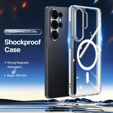 Husă pentru Samsung Galaxy S26 Ultra, Dux Ducis Clin Magnetic Series, Transparentă