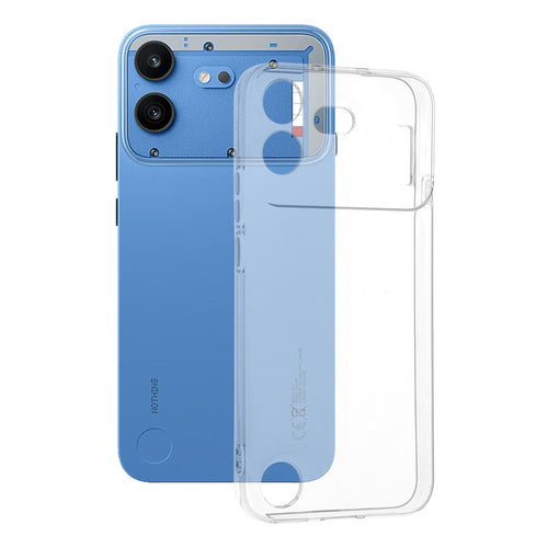 Husă pentru Nothing Phone (4b), Techsuit Clear Silicone, Transparentă