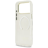 Husă pentru iPhone 18 Pro Max / iPhone 17 Pro Max, Guess Metal Outline MagSafe, Aurie