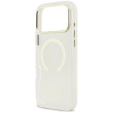 Husă pentru iPhone 18 Pro Max / iPhone 17 Pro Max, Guess Metal Outline MagSafe, Aurie