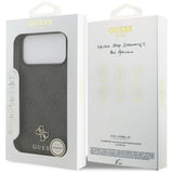 Husă pentru iPhone 17 Pro Max / iPhone 18 Pro Max, Guess Hardcase 4G Small & Classic MagSafe, Neagră