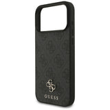 Husă pentru iPhone 17 Pro Max / iPhone 18 Pro Max, Guess Hardcase 4G Small & Classic MagSafe, Neagră