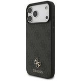 Husă pentru iPhone 17 Pro Max / iPhone 18 Pro Max, Guess Hardcase 4G Small & Classic MagSafe, Neagră