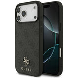 Husă pentru iPhone 17 Pro Max / iPhone 18 Pro Max, Guess Hardcase 4G Small & Classic MagSafe, Neagră