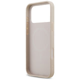 Husă pentru iPhone 17 Pro Max / iPhone 18 Pro Max, Guess Hardcase 4G Small & Classic MagSafe, Roz