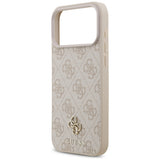 Husă pentru iPhone 17 Pro Max / iPhone 18 Pro Max, Guess Hardcase 4G Small & Classic MagSafe, Roz