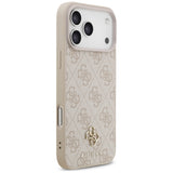 Husă pentru iPhone 17 Pro Max / iPhone 18 Pro Max, Guess Hardcase 4G Small & Classic MagSafe, Roz
