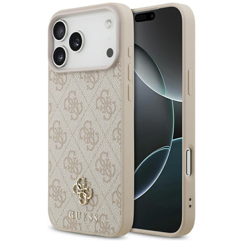Husă pentru iPhone 17 Pro Max / iPhone 18 Pro Max, Guess Hardcase 4G Small & Classic MagSafe, Roz