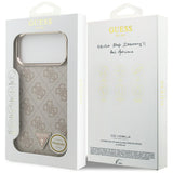 Husă pentru iPhone 17 Pro Max / iPhone 18 Pro Max, Guess Hardcase 4G Triangle Logo MagSafe, Roz