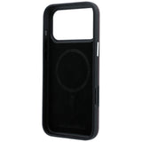 Husă pentru iPhone 17 Pro Max / iPhone 18 Pro Max, Karl Lagerfeld MagSafe Grained Leather Elongated Logo, Bordo