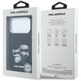Husă pentru iPhone 17 Pro / iPhone 18 Pro, Karl Lagerfeld HC MagSafe IML KC Bodies Sketch Print, Neagră