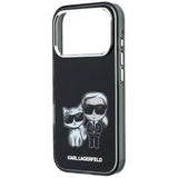 Husă pentru iPhone 17 Pro / iPhone 18 Pro, Karl Lagerfeld HC MagSafe IML KC Bodies Sketch Print, Neagră
