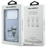 Husă pentru iPhone 17 Pro Max / iPhone 18 Pro Max, Karl Lagerfeld HC MagSafe IML KC Bodies Sketch Print, Albastră