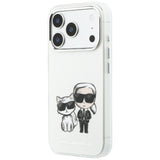 Husă pentru iPhone 17 Pro / iPhone 18 Pro, Karl Lagerfeld HC MagSafe IML KC Bodies Sketch Print, Bej