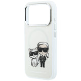 Husă pentru iPhone 17 Pro / iPhone 18 Pro, Karl Lagerfeld HC MagSafe IML KC Bodies Sketch Print, Bej