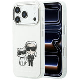 Husă pentru iPhone 17 Pro / iPhone 18 Pro, Karl Lagerfeld HC MagSafe IML KC Bodies Sketch Print, Bej