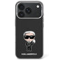 Husa pentru iPhone 17 Pro Max / iPhone 18 Pro Max, Karl Lagerfeld HC MagSafe IML Ikonik Sketch Print, Neagra