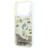 Husă pentru iPhone 17 Pro Max / iPhone 18 Pro Max, Karl Lagerfeld Hardcase Liquid Glitter Beach and Sand, Bej