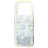 Husă pentru iPhone 17 Pro Max / iPhone 18 Pro Max, Karl Lagerfeld Hardcase Liquid Glitter Beach and Sand, Bej