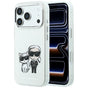 Husa pentru iPhone 17 Pro Max / iPhone 18 Pro Max, Karl Lagerfeld HC MagSafe SW Smooth Leather KC Bodies Sketch, Bej