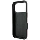 Husă pentru iPhone 17 Pro / iPhone 18 Pro, Karl Lagerfeld Smooth Leather Choupette Sketch MagSafe, Roz