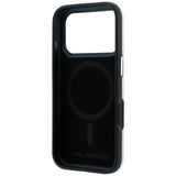 Husă pentru iPhone 17 Pro / iPhone 18 Pro, Karl Lagerfeld Grained Leather Choupette Head MagSafe, Roz
