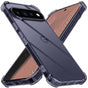 Husă pentru Google Pixel 11 Pro XL, Techsuit Shockproof Clear Silicone, Negru fumuriu