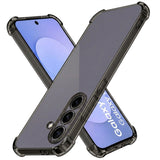 Husă pentru Samsung Galaxy S25 FE / S26 FE, Techsuit Shockproof Clear Silicone, Transparentă Fumurie