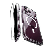 Husă pentru iPhone 17 Pro / iPhone 18 Pro, ESR Classic Hybrid HaloLock cu Folie de protecție ecran, Transparentă
