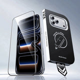 Folie telefon pentru iPhone 17 Pro Max / iPhone 18 Pro Max, ESR Tempered Glass UltraFit Classic, set 2 bucăți, Neagră