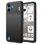 Husă pentru Nothing Phone (4b), Techsuit Carbon Silicone, Neagră
