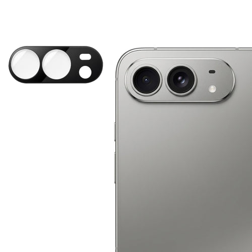 Folie telefon pentru iPhone Ultra, Techsuit Full Camera Glass, Neagră