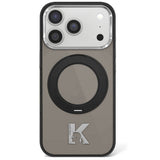 Husă pentru iPhone 17 Pro / iPhone 18 Pro, Karl Lagerfeld Hardcase IML Ring Stand MagSafe Kameo Metal, Neagră