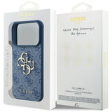 Husă pentru iPhone 17 Pro / iPhone 18 Pro, Guess Hardcase 4G Big Logo, Albastră