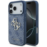 Husă pentru iPhone 17 Pro / iPhone 18 Pro, Guess Hardcase 4G Big Logo, Albastră