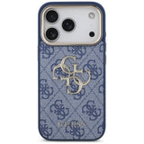Husă pentru iPhone 17 Pro / iPhone 18 Pro, Guess Hardcase 4G Big Classic Logo, Albastră